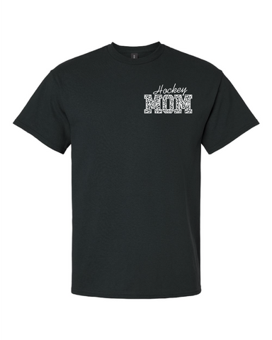 Hockey Mom Leopard Print T-Shirt