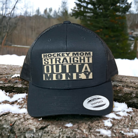 Hockey Mom Hat - Straight Outta Money!