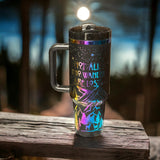 SHIPS NEXT DAY 40oz Rainbow Coated Tumblers | Blank | Unbranded | Laser Engraving |