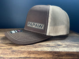 Papaw Hat | Custom Papaw Gift | Snapback Hat | Papaw | Papaw Baseball Cap | Trucker Hat | Gifts for Dad | Patch Hat | Dad | Grandpa |