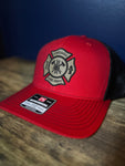 Custom Fire Department Hat | Leather Patch | Great Gift | Firefighter Hat | Cap | Volunteer | Made to Order | Fire Academy | Graduation Gift